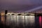St. petersburg rinity Bridge. White nights in Petersburg