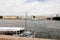 St. Petersburg, Russia, July 2019. Tourist vessels on the Neva River against the background of the Kunstkamera building and Palace