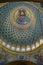 St. Petersburg, Russia - June 29, 2017. Painting inside the dome of the Naval Cathedral of St. Nicholas Cathedral in Kronstadt