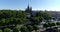 St. Petersburg ,Russia -June 4. 2017. View from top of Mars Field and Church of Savior on Blood