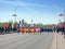 ST. PETERSBURG, RUSSIA - MAY 9, 2016: Solemn procession of the festive column with the banner