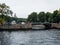 St. Petersburg, Russia - September 21, 2017: Channels and bridges of St. Petersburg, Russia