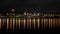 St. Petersburg, Trinity Bridge, Neva River, night shot