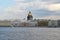 St. Petersburg. A view of Angliyskaya Embankment from Neva