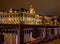 St. Petersburg. View of the Winter Palace from the Palace Bridge. Night Photography.