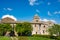 St Remy de Provence, Bouches du Rhone, France, 11.05.2019. Yard in  the monastery of St. Paul de Mausole