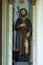 St Roch statue on the altar of St Vitus in Our Lady Chapel in Dubovec, Croatia