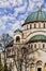 St. Sava Temple Front With Portal And Dome â€“ Belgrade - Serbia