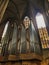 St. Sebaldus Church, gothic interior, large musical organ