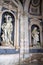 St. Sebastian and St. Bruno, sculptures decorating the Basilica of the Palace-Convent of Mafra, Portugal