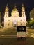 St. Stephen\'s Basilica night Budapest Hungary