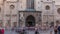 St. Stephen`s Cathedral timelapse, the mother church of Roman Catholic Archdiocese of Vienna, Austria