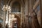 St Stephen`s Hall and statue of Lord Mansfield in Westminster Palace, London UK