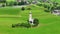 St. Valentin Church on alpine meadow in Castelrotto, Dolomites, Alps, Italy