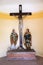 St Valentine martyr and St. Vitus martyr under the crucifix