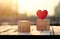St. Valentine's Hearts, Love-Filled Background