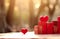 St. Valentine's Hearts, Love-Filled Background