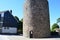St. Vith, Belgium - 08 10 2023: City Walls Tower Büchelturm, front