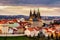 St. Vitus Cathedral and Prague Castle. Czechia