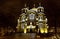 St Volodymyr`s Cathedral at night. Kyiv, Ukraine