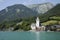 St. Wolfgang, Wolfgangsee, the lake with the romantic little community and the mountains