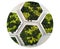 Stabilized multicolored Icelandic moss in a soccer ball design