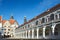 The stable courtyard and the Langer Gang