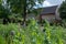 Stables at Eastcote House Gardens, next to the historic walled garden in Eastcote, Pinner, UK.