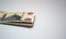 Stack of 200 LE Egyptian pounds banknote , selective focus , blurred, Egyptian money banknote , Egypt cash exchange rate