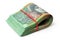 Stack Of Australian Close Up One Hundred Dollar Banknotes