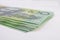 Stack Of Australian One Hundred Dollar Banknotes