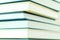 Stack of books closeup