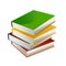 Stack of books vector