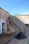 Stack of Canon Balls Fort Macon NC Brick Stairs