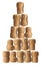 Stack of Champagne Corks