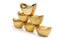 Stack of Chinese Gold Ingots