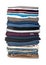 Stack of clothing isolated