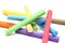 Stack of color chalk sticks