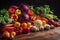 stack of colorful and vibrant produce, ready for cooking