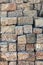 Stack of coquina bricks