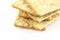 Stack cracker in square shape isolated
