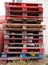 stack of european pallets