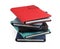 Stack of Five Colourful Diaries