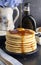 Stack of Freshly Made American Style Pancakes