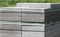 Stack of gray paving slabs. Construction of sidewalks