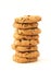 Stack of hazelnut cookies