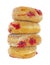 Stack of jelly doughnuts