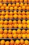 Stack of large number of oranges,full frame