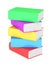 Stack of multicolored books