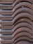 Stack of Portuguese roof tiles